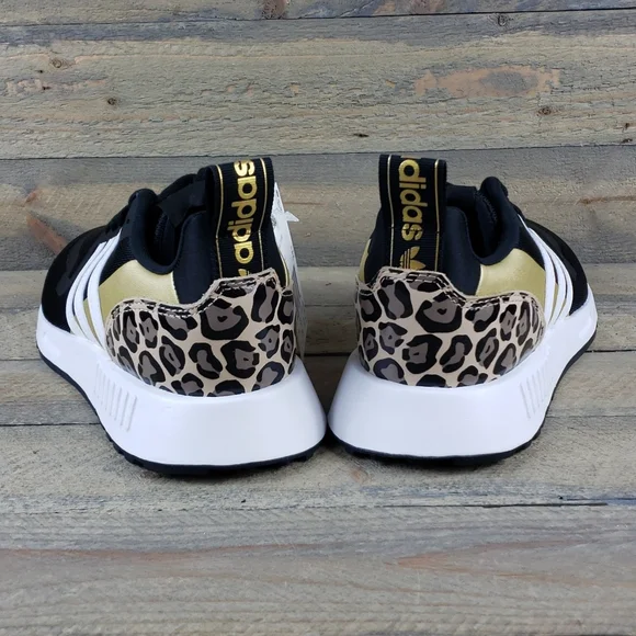 adidas Multix Women's Athletic Sneaker Casual Shoe Leopard Print Heel - Picture 4 of 8